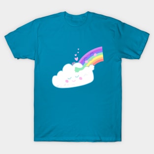 Best Friends Rainbow Cloud Hug T-Shirt